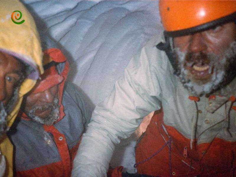 بیواک در ارتفاعات نانگاپاربات توسط یرزی کوکوچکا و دیگر همنوردانش